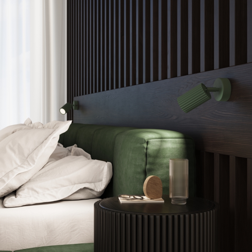 Brilagi - LED стенен спот CRESTO 1xGU10/10W/230V зелен