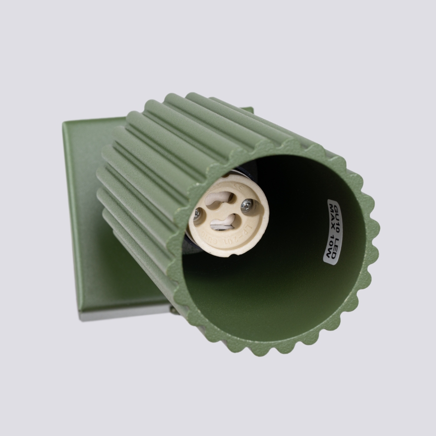 Brilagi - LED стенен спот CRESTO 1xGU10/10W/230V зелен