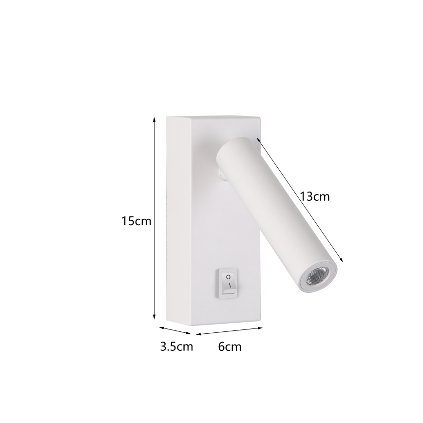 Brilagi - LED Стенен спот MAYA LED/3W/230V 4000K бял