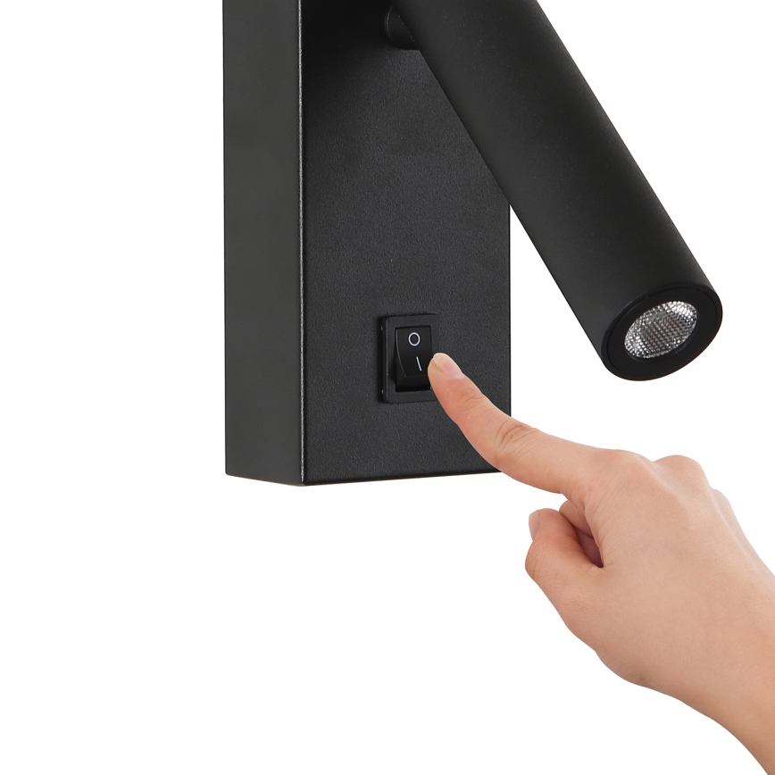 Brilagi - LED Стенен спот MAYA LED/3W/230V 4000K черен