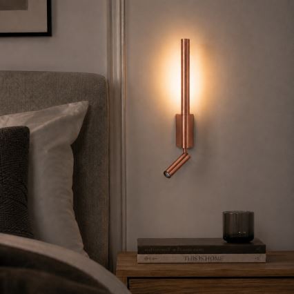 BRILAGI - LED стенно точково осветително тяло VIXON LED/3W/230V + LED/5W бронзово CRI 90