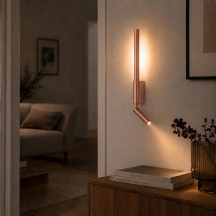 BRILAGI - LED стенно точково осветително тяло VIXON LED/3W/230V + LED/5W бронзово CRI 90