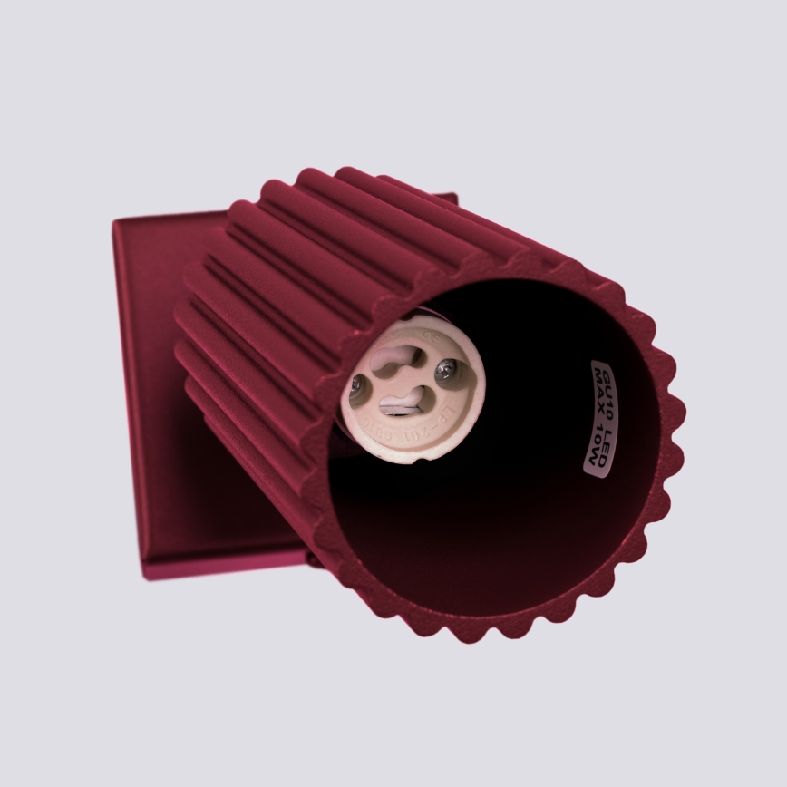 Brilagi - LED стенен точков аплик CRESTO 1xGU10/10W/230V бордо