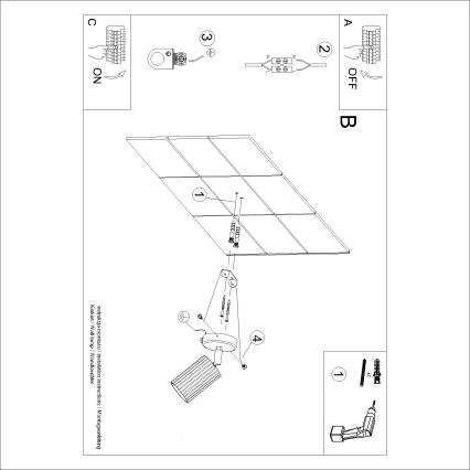 Brilagi - LED стенен точков аплик CRESTO 1xGU10/10W/230V червен