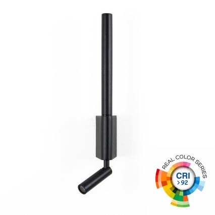 BRILAGI - LED стенен точков аплик VIXON, LED/3W/230V + LED/5W, черен, CRI 90