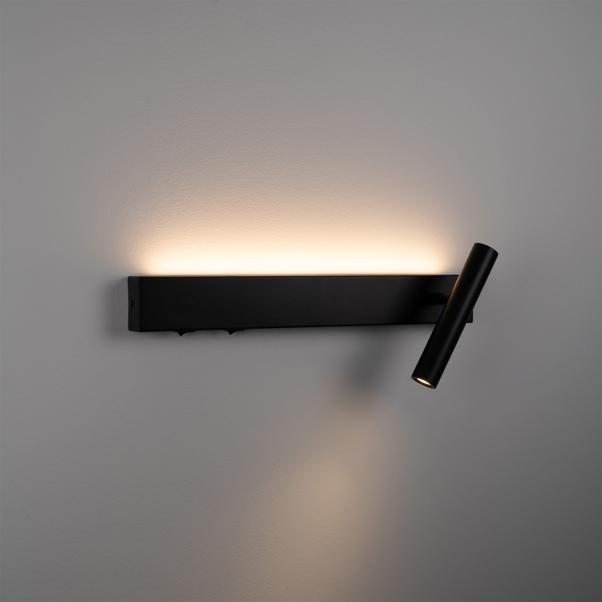 BRILAGI - LED стенен точков осветител ARLIX LED/3W/230V + LED/7W черен CRI 90