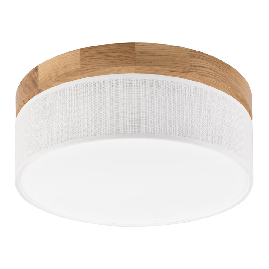 Brilagi - LED Стенна лампа BELLADONNA LED/20W/230V Ø 30 см бяла/дъб