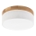 Brilagi - LED Стенна лампа BELLADONNA LED/20W/230V Ø 30 см бяла/дъб