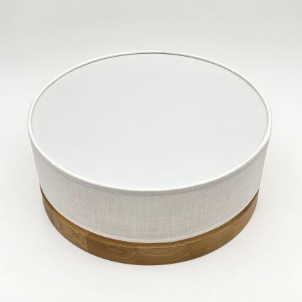 Brilagi - LED Стенна лампа BELLADONNA LED/20W/230V Ø 30 см бяла/дъб