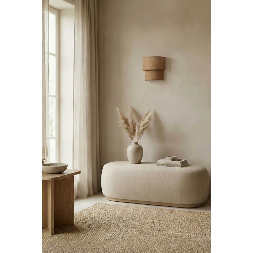 Brilagi - LED стенна лампа BOHO ECO 1xE27/10W/230V бежова