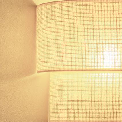Brilagi - LED стенна лампа BOHO ECO 1xE27/10W/230V кремава