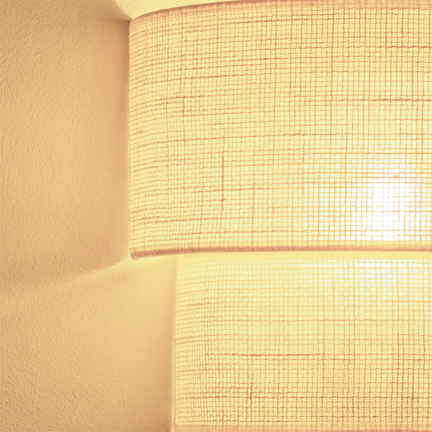 Brilagi - LED стенна лампа BOHO ECO 1xE27/10W/230V кремава