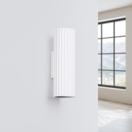 Brilagi - LED стенна лампа CRESTO 2xGU10/10W/230V 20 см бяла