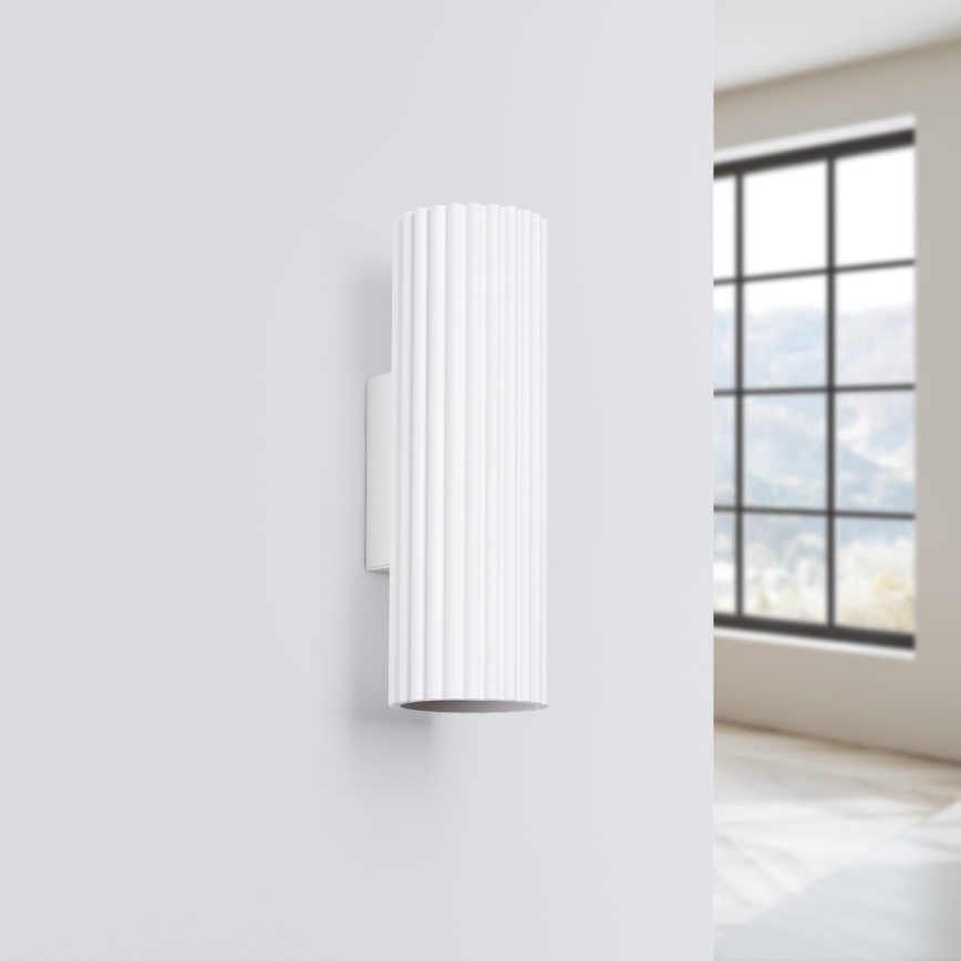 Brilagi - LED стенна лампа CRESTO 2xGU10/10W/230V 20 см бяла