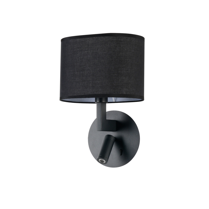 Brilagi - LED стенна лампа DAYA 1xE14/40W/230V + LED/3W черна
