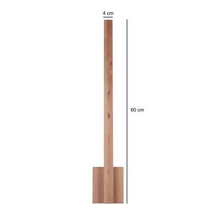 BRILAGI - LED стенна лампа GARDALINE LED/90W/230V 60 см дъб