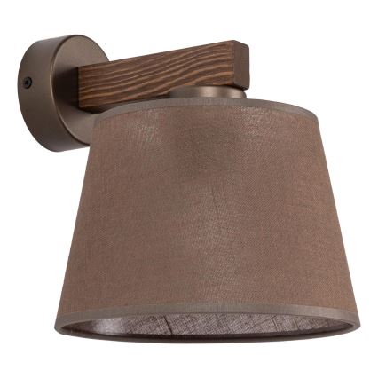 BRILAGI - LED стенна лампа LATTE 1xE27/15W/230V бор/кафяв
