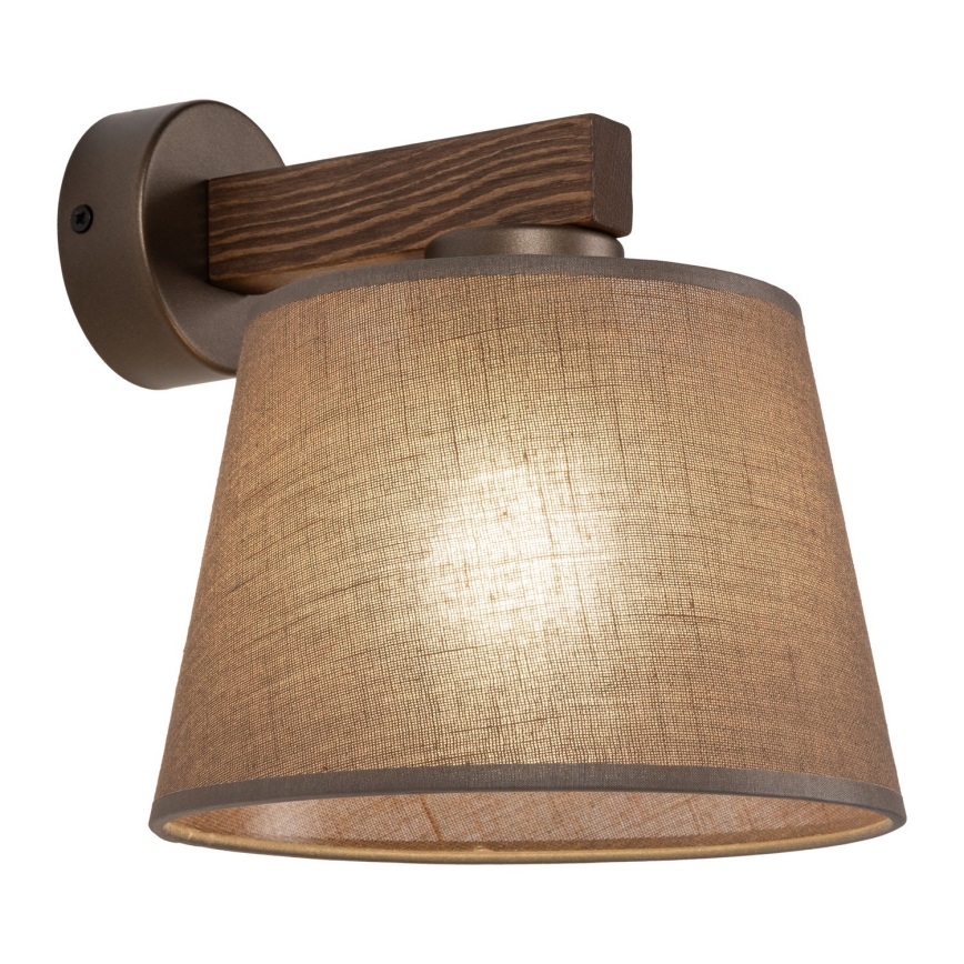 BRILAGI - LED стенна лампа LATTE 1xE27/15W/230V бор/кафяв