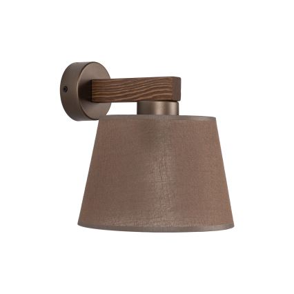 BRILAGI - LED стенна лампа LATTE 1xE27/15W/230V бор/кафяв
