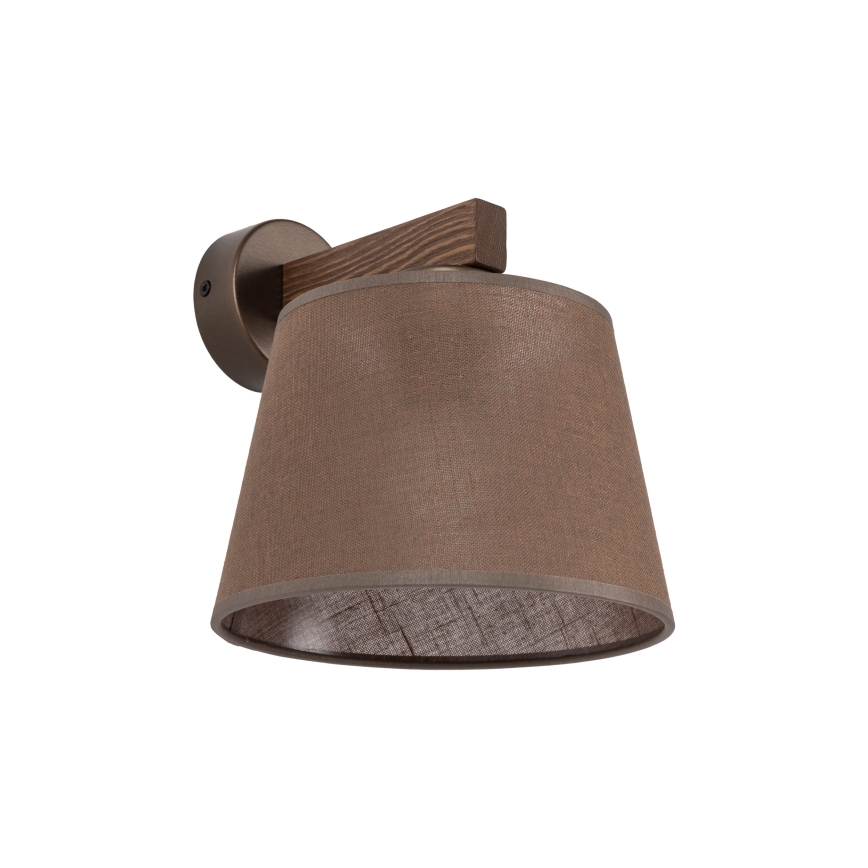 BRILAGI - LED стенна лампа LATTE 1xE27/15W/230V бор/кафяв
