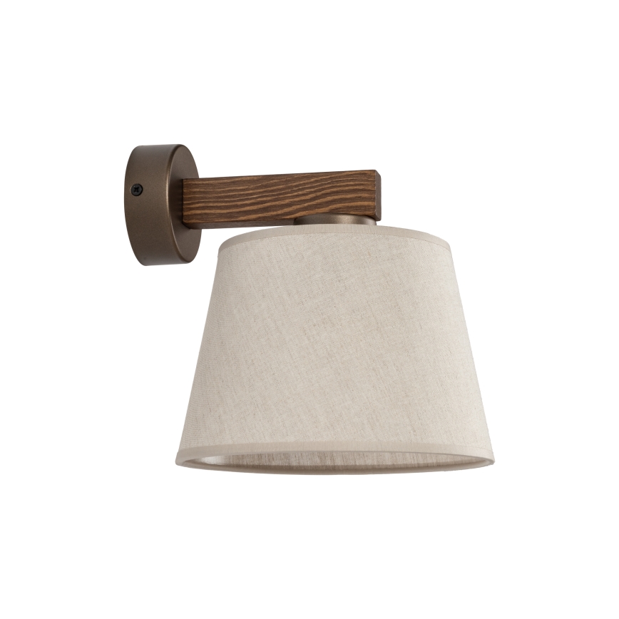 BRILAGI - LED стенна лампа LATTE 1xE27/15W/230V борова/бежова