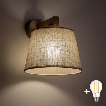 BRILAGI - LED стенна лампа LATTE SABIA 1xE27/15W/230V бор/бежов