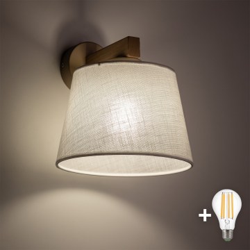 BRILAGI - LED стенна лампа LATTE SABIA 1xE27/15W/230V бор/бяла