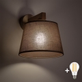 BRILAGI - LED стенна лампа LATTE SABIA 1xE27/15W/230V бор/кафяв