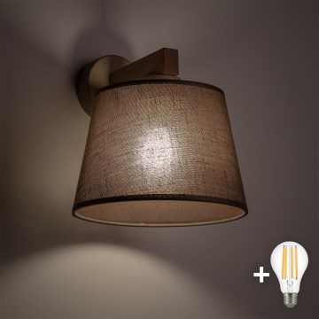 BRILAGI - LED стенна лампа LATTE SABIA 1xE27/15W/230V бор/кафяв