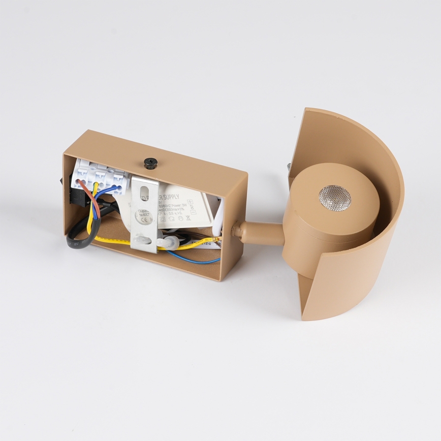 Brilagi - LED стенна лампа VASTO LED/3W/230V бежова