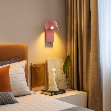 Brilagi - LED стенна лампа VASTO LED/3W/230V розова