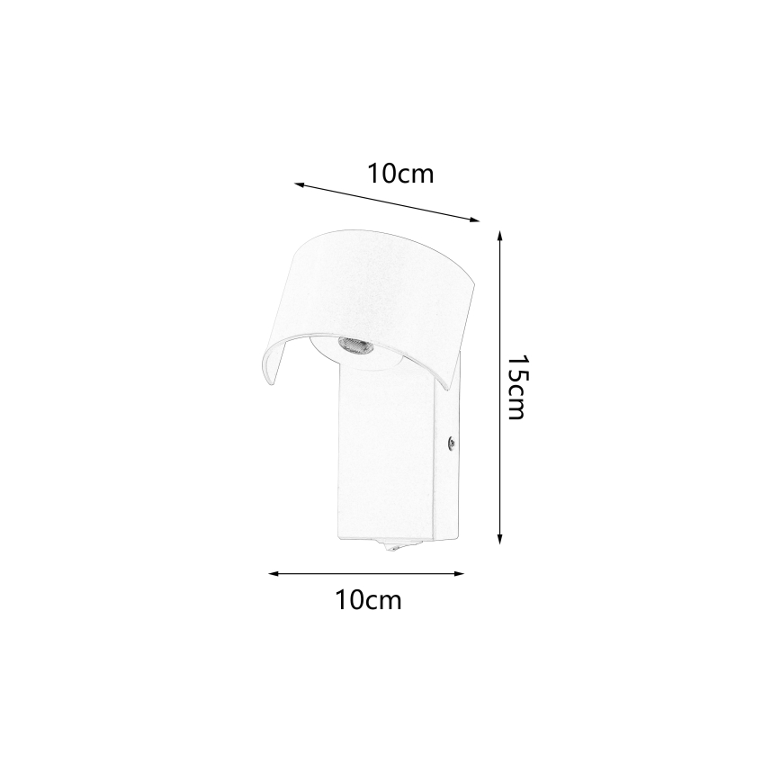 Brilagi - LED стенна лампа VASTO LED/3W/230V розова