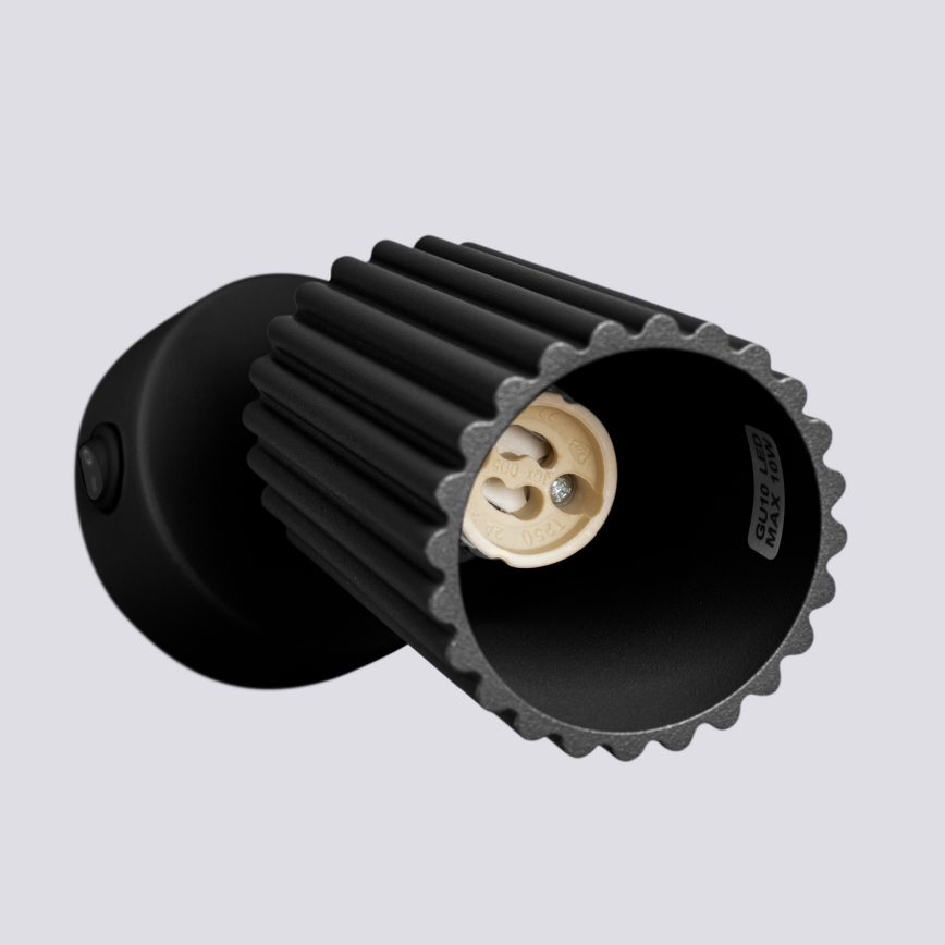 Brilagi - LED стенна точкова лампа CRESTO 1xGU10/10W/230V черна