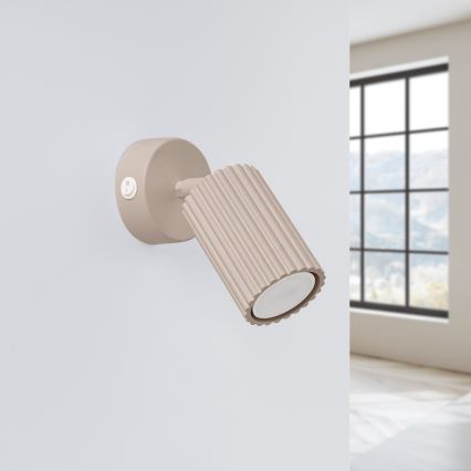 Brilagi - LED стенна точкова лампа CRESTO 1xGU10/10W/230V таупе