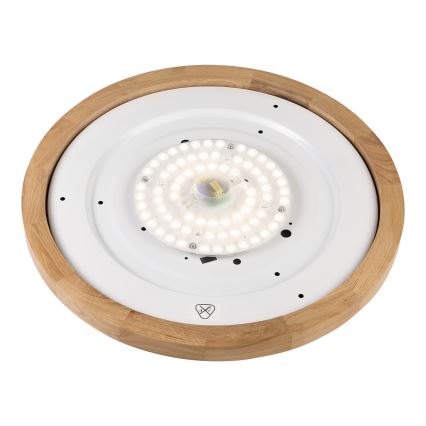 Brilagi - LED Стенно осветително тяло BELLADONNA LED/36W/230V Ø 50 см бяла/дъб