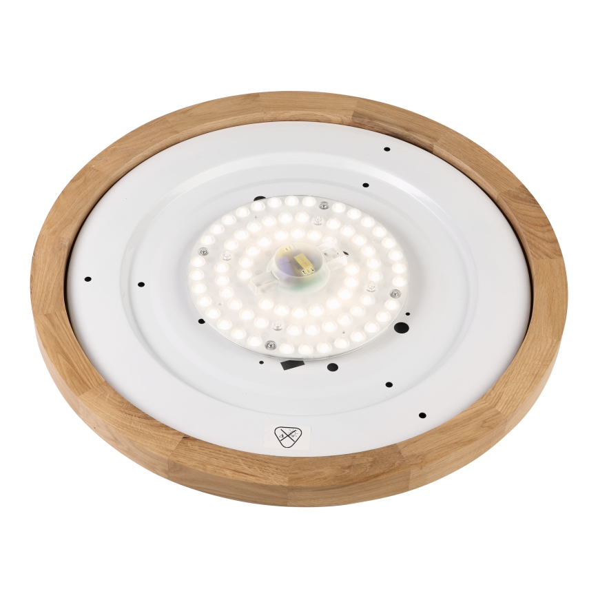 Brilagi - LED Стенно осветително тяло BELLADONNA LED/36W/230V Ø 50 см бяла/дъб