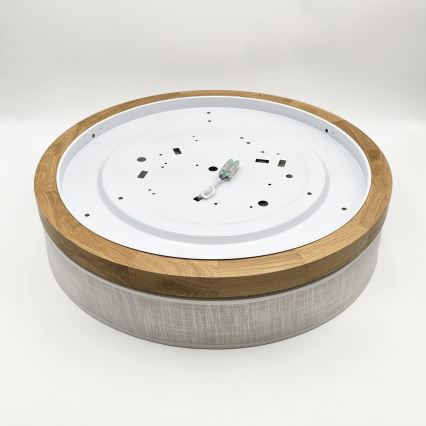 Brilagi - LED Стенно осветително тяло BELLADONNA LED/36W/230V Ø 50 см бяла/дъб