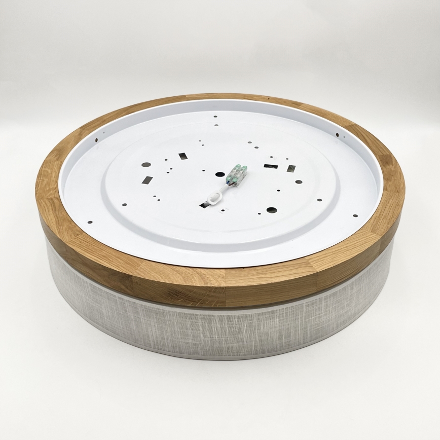 Brilagi - LED Стенно осветително тяло BELLADONNA LED/36W/230V Ø 50 см бяла/дъб