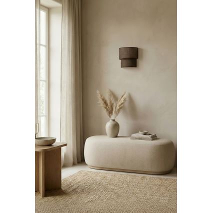 Brilagi - LED стенно осветително тяло BOHO ECO 1xE27/10W/230V кафяво