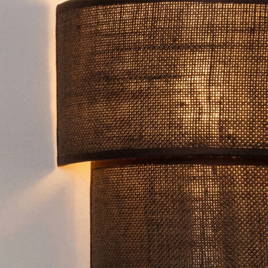 Brilagi - LED стенно осветително тяло BOHO ECO 1xE27/10W/230V кафяво