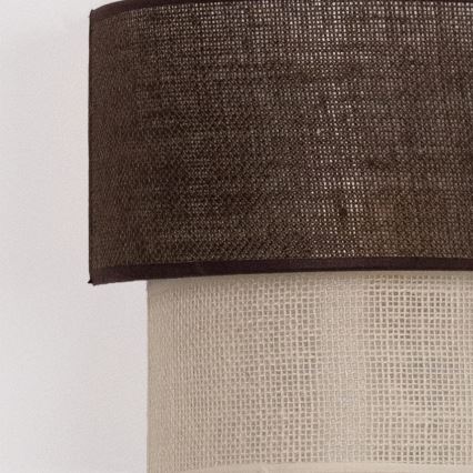 Brilagi - LED стенно осветително тяло BOHO ECO 1xE27/10W/230V кафяво/кремаво
