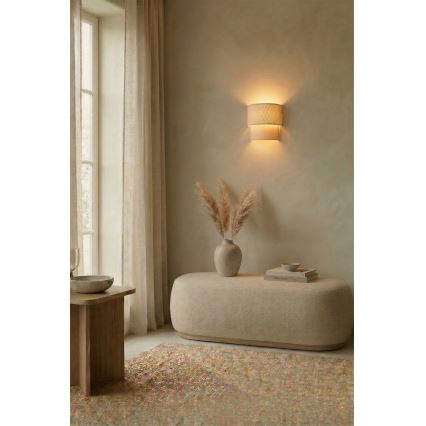 Brilagi - LED стенно осветително тяло BOHO ECO 1xE27/10W/230V кремаво