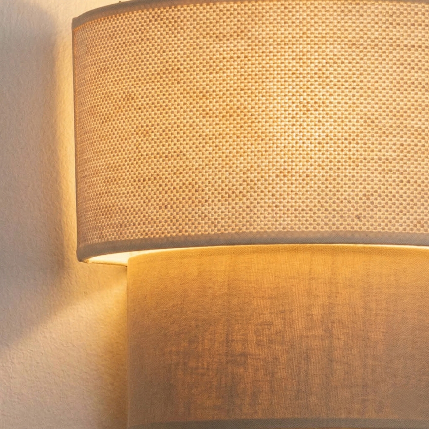 Brilagi - LED стенно осветително тяло BOHO ECO 1xE27/10W/230V кремаво