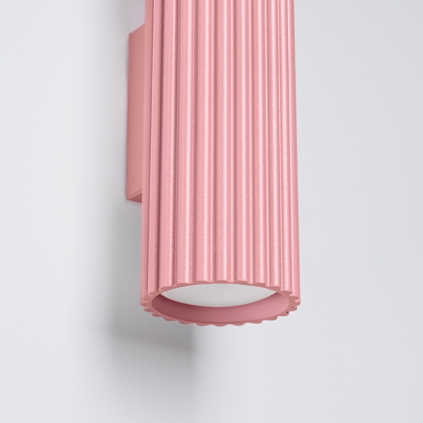 Brilagi - LED стенно осветително тяло CRESTO 2xGU10/10W/230V 20 cm розово