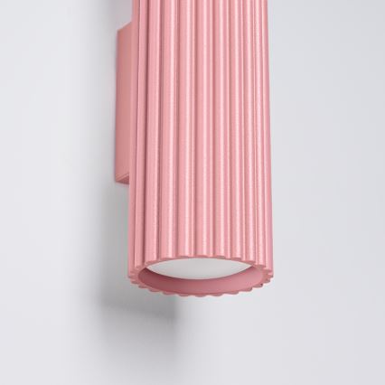 Brilagi - LED стенно осветително тяло CRESTO 2xGU10/10W/230V 30 см розово