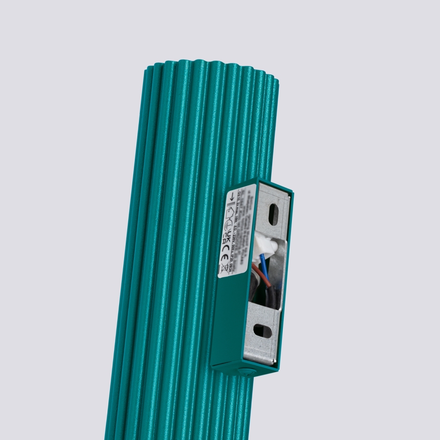 Brilagi - LED стенно осветително тяло CRESTO 2xGU10/10W/230V 30 см тюркоазено