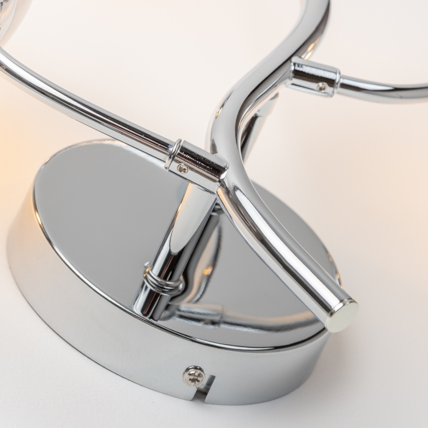 Brilagi - LED стенно осветително тяло MISTEL 3xG9/3W/230V черен хром/опушено стъкло