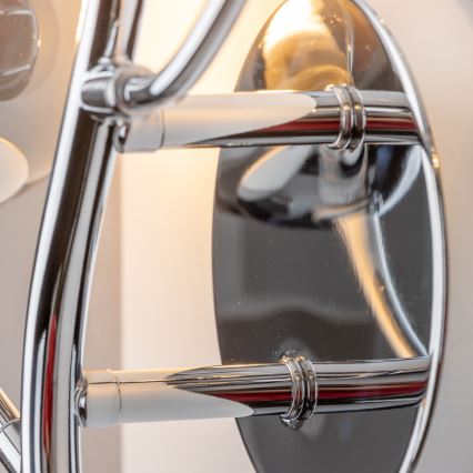 Brilagi - LED стенно осветително тяло MISTEL 3xG9/3W/230V черен хром/опушено стъкло