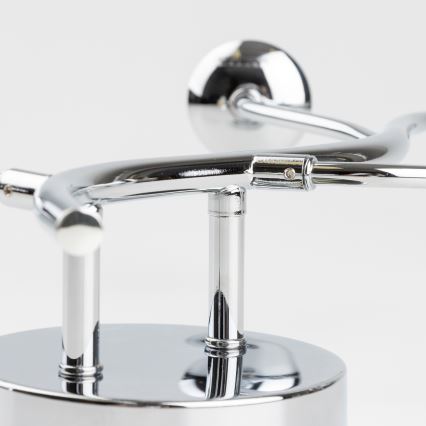 Brilagi - LED стенно осветително тяло MISTEL 3xG9/3W/230V черен хром/опушено стъкло