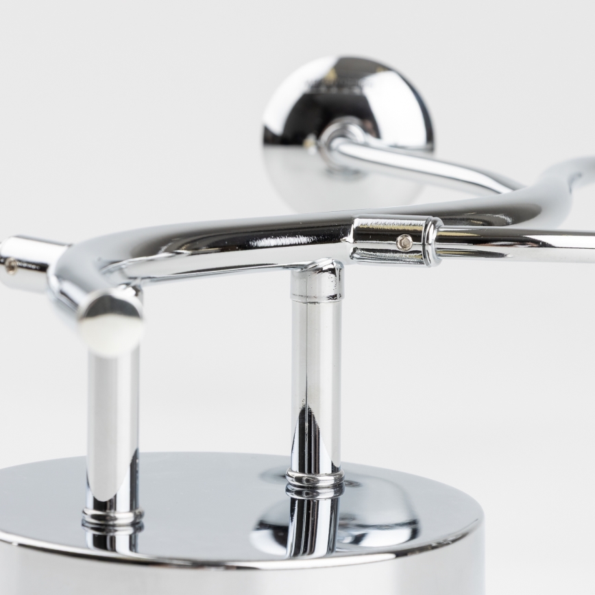 Brilagi - LED стенно осветително тяло MISTEL 3xG9/3W/230V черен хром/опушено стъкло